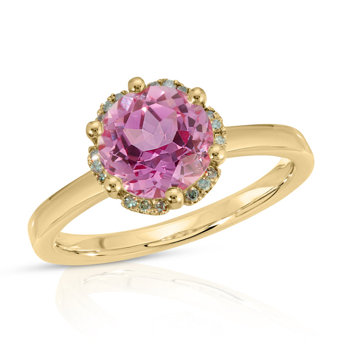 Kamellia | Cultured Pink Sapphire Ring